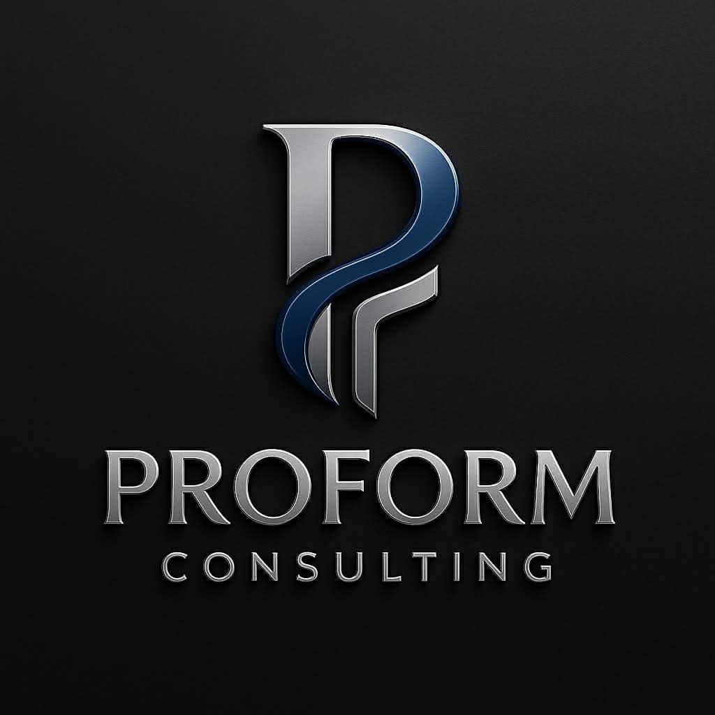 Logo ProForm Consulting – stavebné projektové a koordinačné štúdio