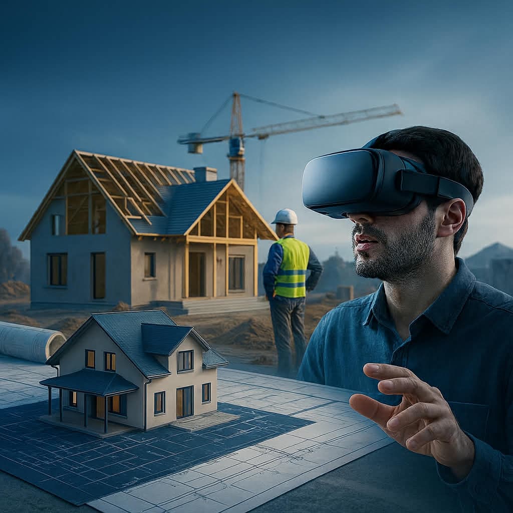 Építkezési folyamat és VR előnézet ProForm Consulting