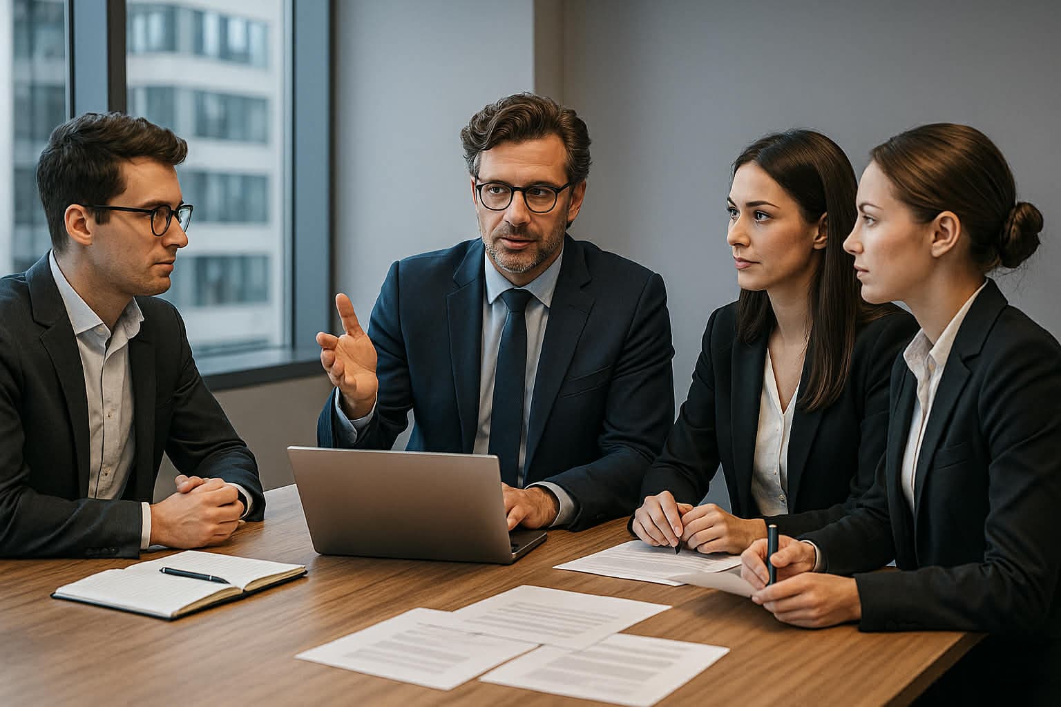 Csapatmunka az irodában